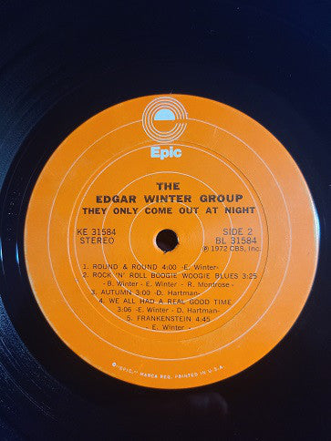 The Edgar Winter Group : They Only Come Out At Night (LP, Album, Gat)
