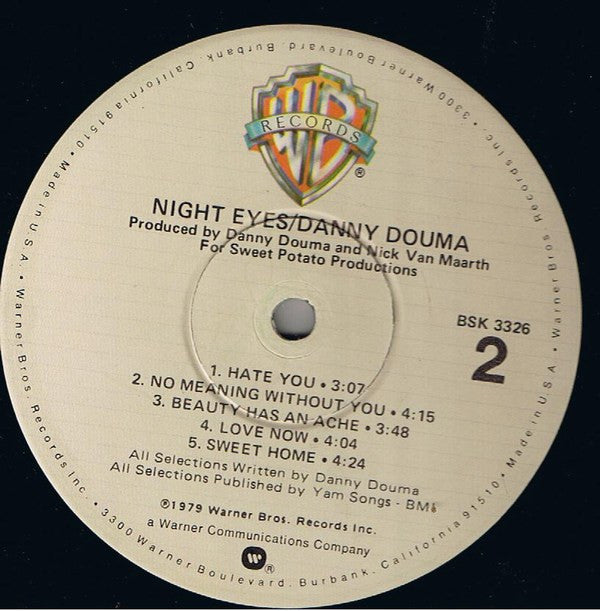Danny Douma : Night Eyes (LP, Album)