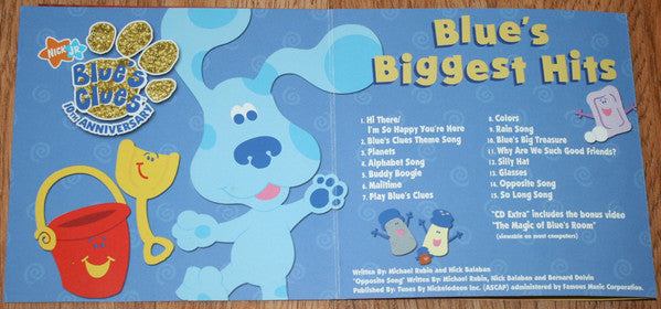 Blue's Clues : Blue's Biggest Hits - 10th Anniversary (CD, Album, Comp, Enh)