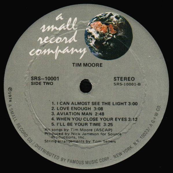 Tim Moore : Tim Moore (LP, Album, Son)