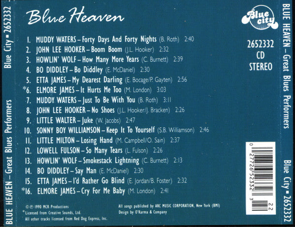 Various : Blue Heaven (CD, Comp)