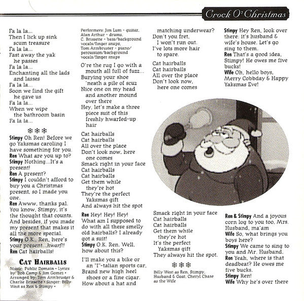 Ren & Stimpy (2) : Crock O' Christmas (CD, Album)