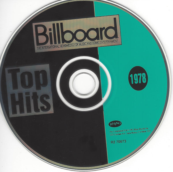 Various : Billboard Top Hits - 1978 (CD, Comp, RM)