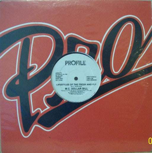 MC Dollar Bill : Lifestyles Of The Fresh And Fly (12", Promo)