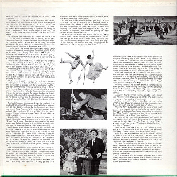 Various : Mary Poppins (Original Cast Sound Track) (LP, Album, Ind)