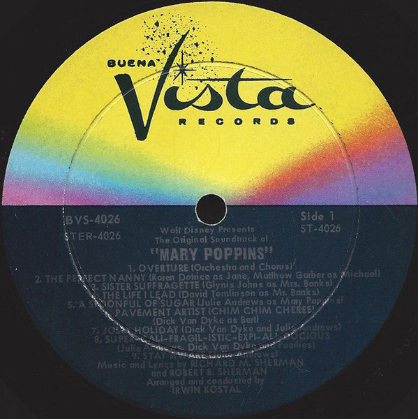 Various : Mary Poppins (Original Cast Sound Track) (LP, Album, Ind)