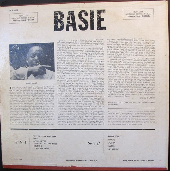 Count Basie And His Orchestra* + Neal Hefti : Basie (LP, Album, Mono)