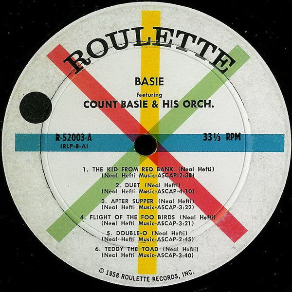 Count Basie And His Orchestra* + Neal Hefti : Basie (LP, Album, Mono)