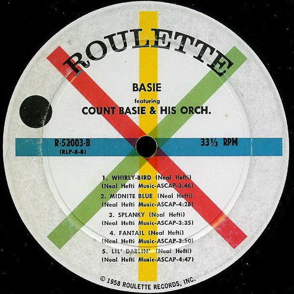 Count Basie And His Orchestra* + Neal Hefti : Basie (LP, Album, Mono)