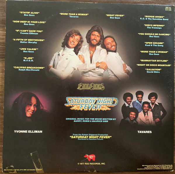 Various : Saturday Night Fever (The Original Movie Sound Track) (2xLP, Album, Comp)