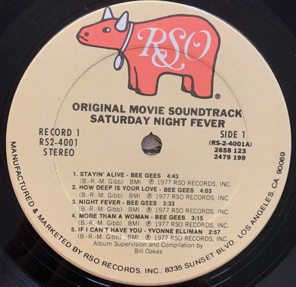 Various : Saturday Night Fever (The Original Movie Sound Track) (2xLP, Album, Comp)