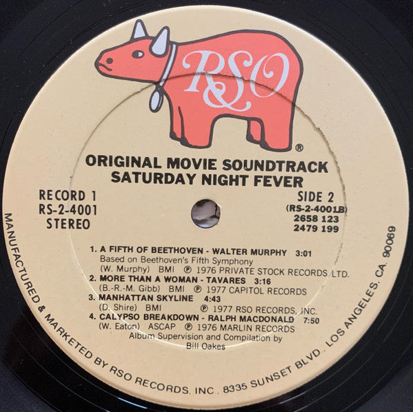 Various : Saturday Night Fever (The Original Movie Sound Track) (2xLP, Album, Comp)