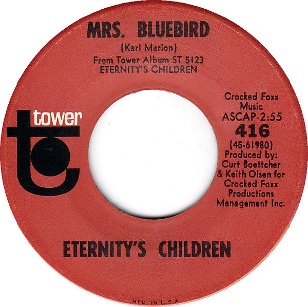 Eternity's Children : Mrs. Bluebird (7", Scr)