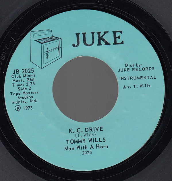 Tommy Wills : Kansas City / K.C. Drive (7", Styrene)