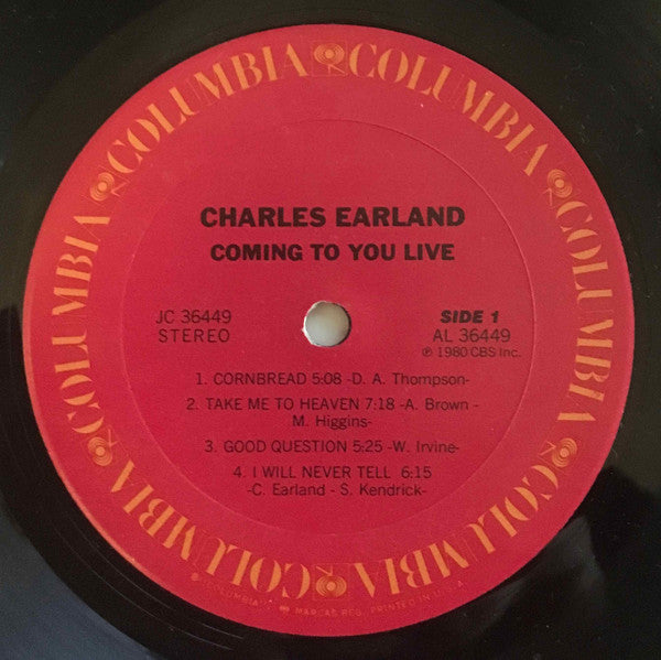 Charles Earland : Coming To You Live (LP, Album)