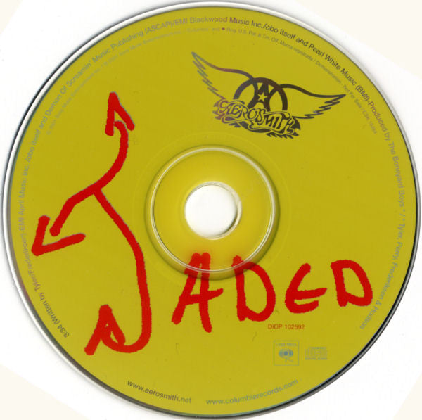 Aerosmith : Jaded (CD, Single, Promo)