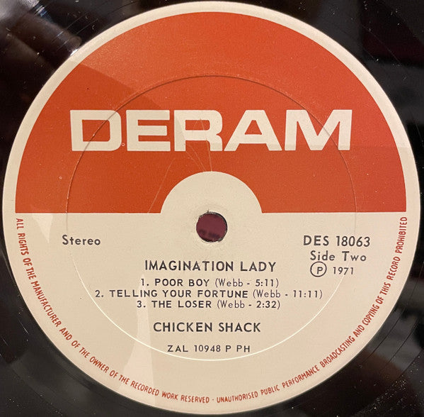 Chicken Shack : Imagination Lady (LP, Album, Gat)