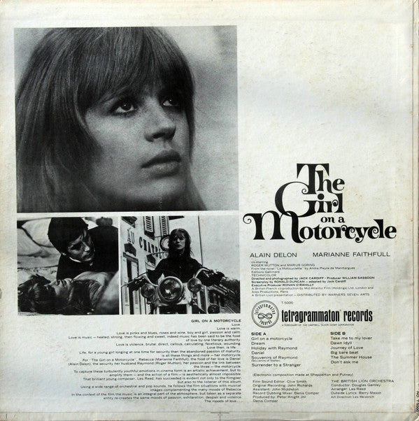 The British Lion Orchestra : The Girl On A Motorcycle (LP, Album)