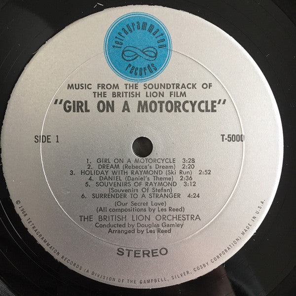 The British Lion Orchestra : The Girl On A Motorcycle (LP, Album)