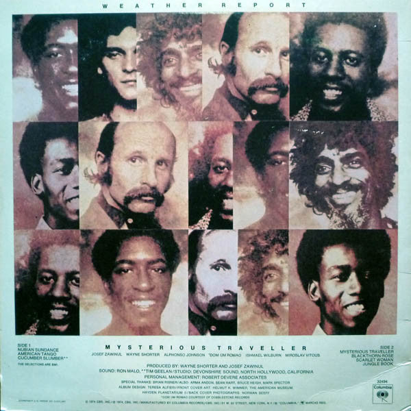 Weather Report : Mysterious Traveller (LP, Album, RE, Ter)