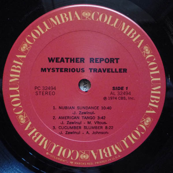 Weather Report : Mysterious Traveller (LP, Album, RE, Ter)