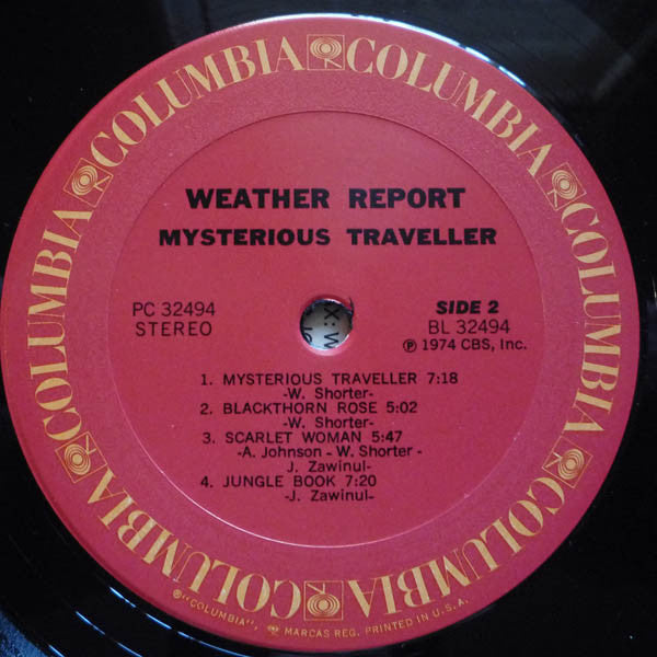 Weather Report : Mysterious Traveller (LP, Album, RE, Ter)