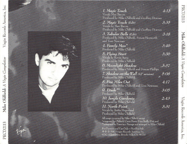 Mike Oldfield : A Virgin Compilation (CD, Comp, Promo)