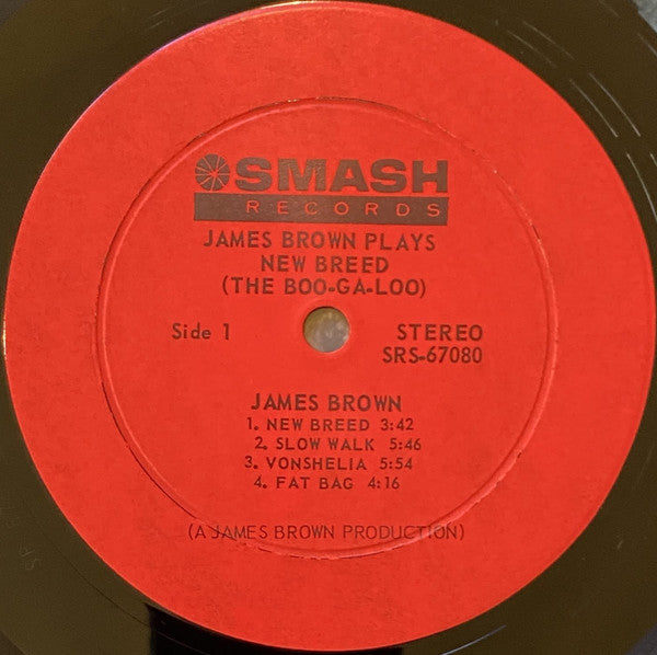 James Brown : Plays New Breed (The Boo-Ga-Loo) (LP, Album, Mer)