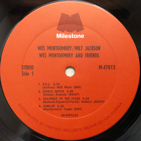 Wes Montgomery, Milt Jackson, George Shearing : Wes And Friends (2xLP, Comp, Pit)
