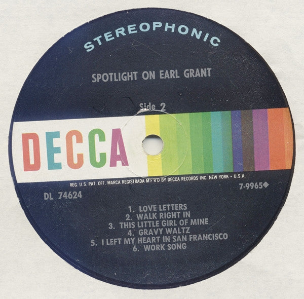 Earl Grant : Spotlight On Earl Grant (LP)