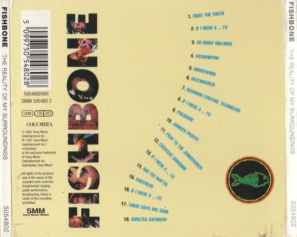 Fishbone : The Reality Of My Surroundings (CD, Album, RE, Dig)
