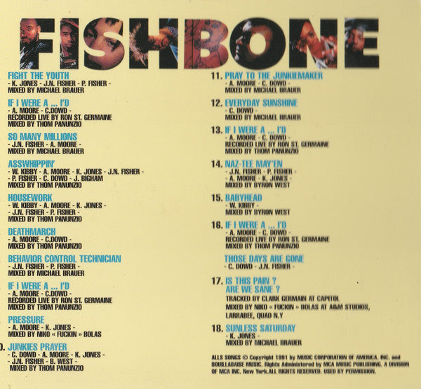 Fishbone : The Reality Of My Surroundings (CD, Album, RE, Dig)