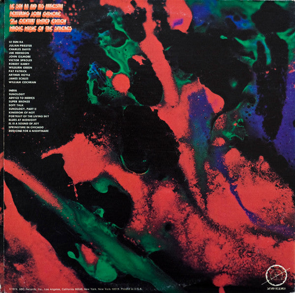 Sun Ra : Super-Sonic Sounds (LP, Album, RE, Gat)