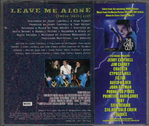 Jerry Cantrell : Leave Me Alone (CD, Single, Promo)