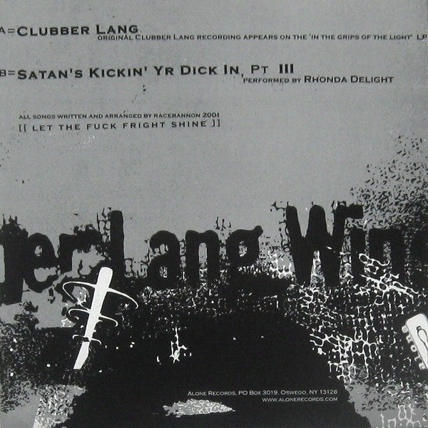 Racebannon : Clubber Lang (7")