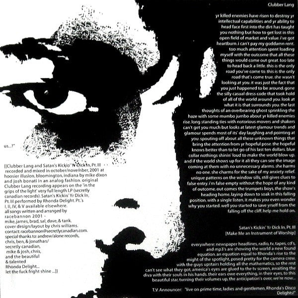 Racebannon : Clubber Lang (7")