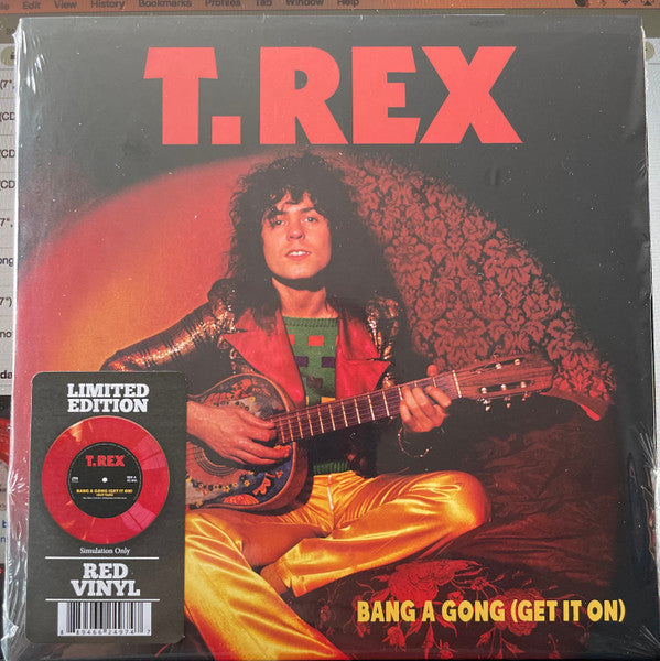 T. Rex : Bang A Gong (Get It On) (7", Single, Ltd, Red)