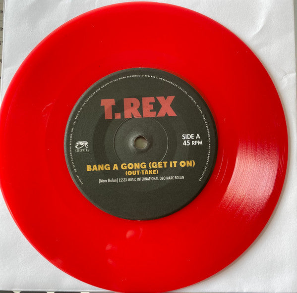 T. Rex : Bang A Gong (Get It On) (7", Single, Ltd, Red)