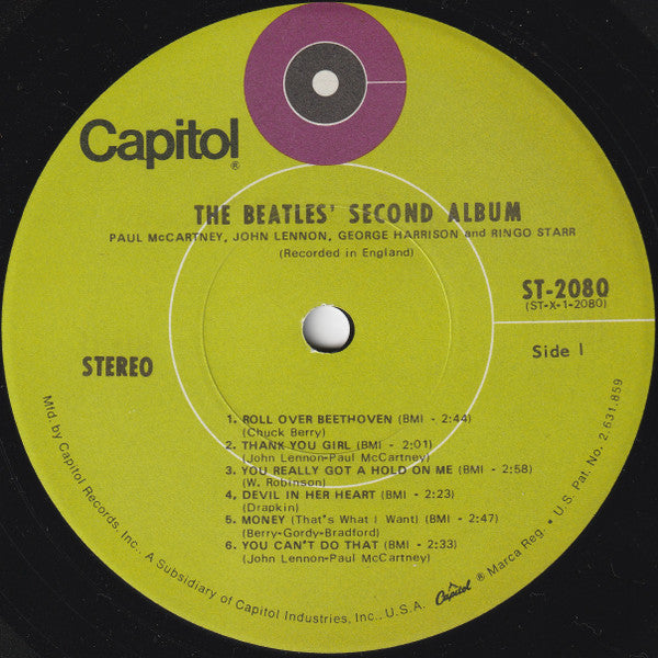 The Beatles : The Beatles' Second Album (LP, Album, RE)