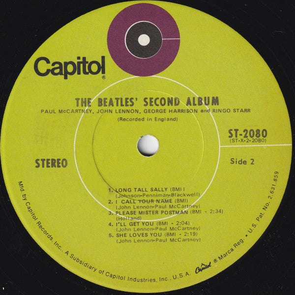 The Beatles : The Beatles' Second Album (LP, Album, RE)