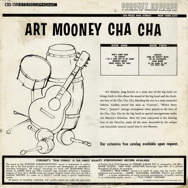 Art Mooney And His Big Band : Cha Cha Cha (LP, Album)