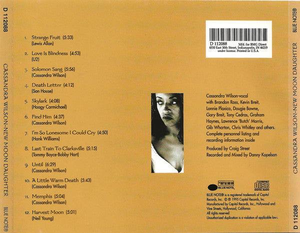 Cassandra Wilson : New Moon Daughter (CD, Album, Club, BMG)