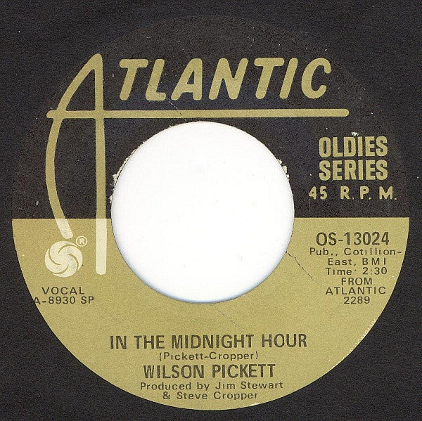 Wilson Pickett : In The Midnight Hour /  634-5789 (Soulsville U.S.A.) (7", Single, RE)