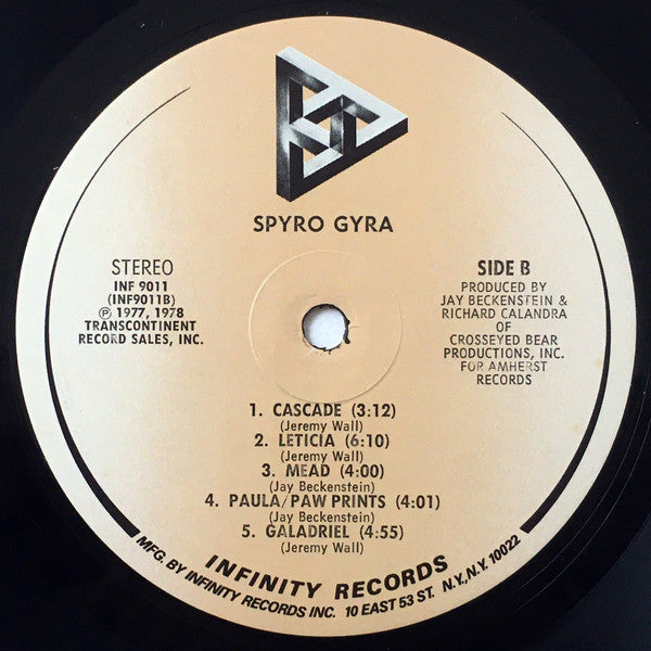 Spyro Gyra : Spyro Gyra (LP, Album, RE, Pin)