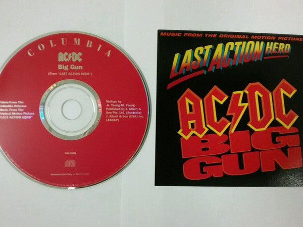 AC/DC : Big Gun (CD, Single, Promo)
