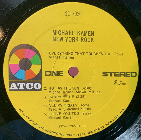 Michael Kamen • The New York Rock Ensemble : New York Rock (LP, Album, PR )