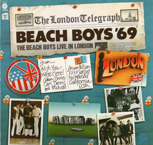 The Beach Boys : Beach Boys '69: The Beach Boys Live In London (LP, Album, Jac)