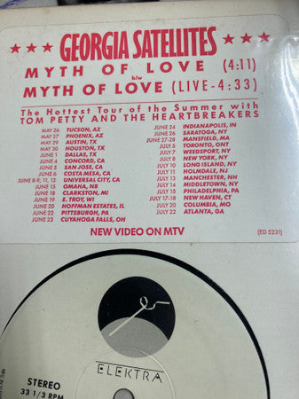 The Georgia Satellites : The Myth Of Love (12", Single, Promo)
