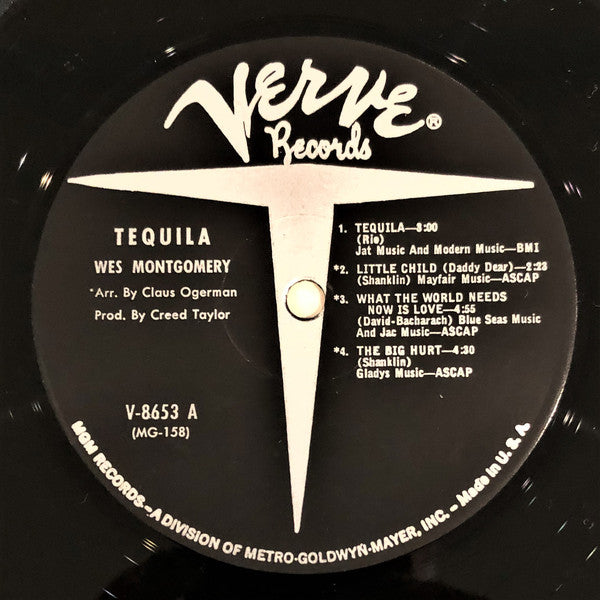 Wes Montgomery : Tequila (LP, Album, Mono, Gat)