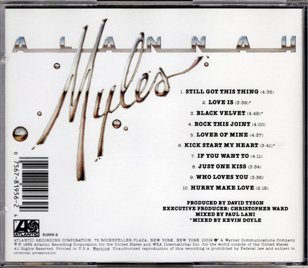 Alannah Myles : Alannah Myles (CD, Album, RE)